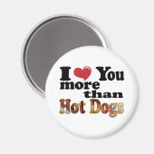 Hete Hond Liefde Magneet (Voorkant / Achterkant)