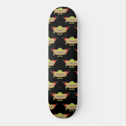 HETE HOND MAN PERSOONLIJK SKATEBOARD (Voorkant)