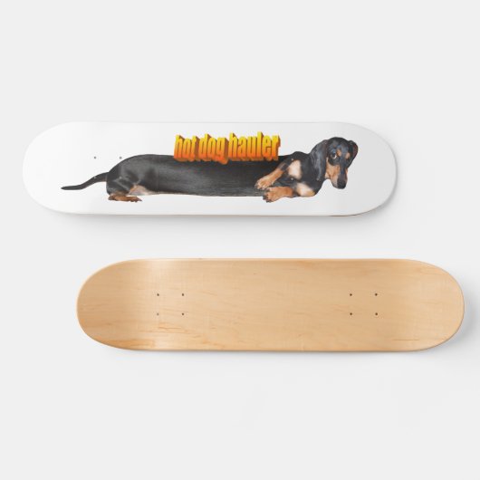 Hete hond: Maple Finish Skateboard (Horizontaal)