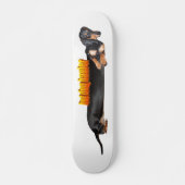 Hete hond: Maple Finish Skateboard (Voorkant)