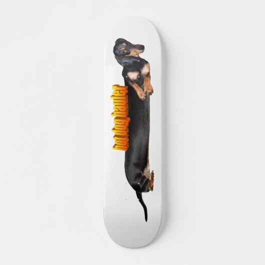 Hete hond: Maple Finish Skateboard (Voorkant)