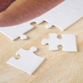 Hete hond met mosterd legpuzzel (Zijkant)