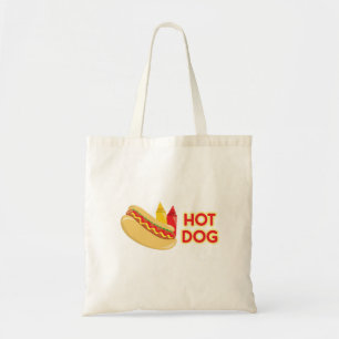 Hete hond Mustard Ketchup-condities Tote Bag