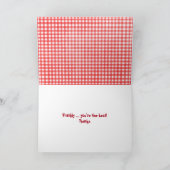 Hete hond op Bedankt van Gingham (Binnen)