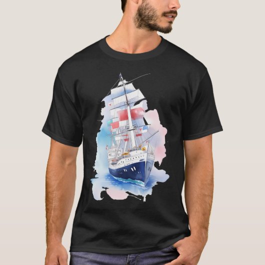 Hete hond open haard stijl t-shirt (Voorkant)
