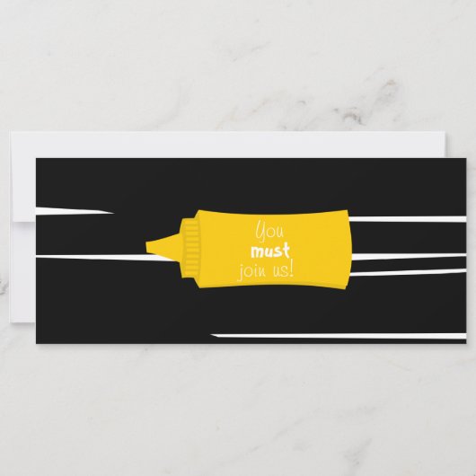 Hete hond. Partij Kaart (Achterkant)