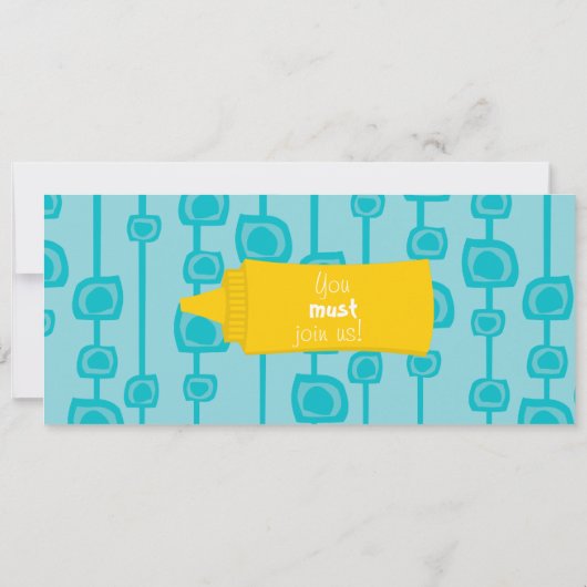 Hete hond. Partij Kaart (Achterkant)