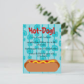 Hete hond. Partij Kaart (Staand voorkant)