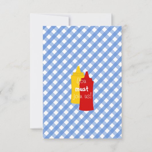 Hete hond. Partij Kaart (Achterkant)