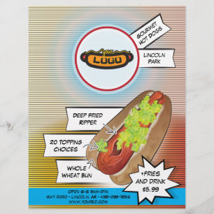 hete hond "Ripper" Flyer