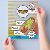 Hete hond "Ripper" Flyer (Hand)