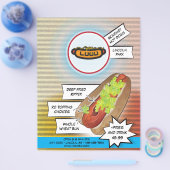 Hete hond "Ripper" Flyer (Enkel)