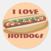 Hete hond Stickers (Voorkant)
