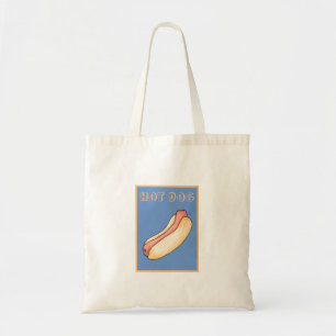 Hete hond tote bag