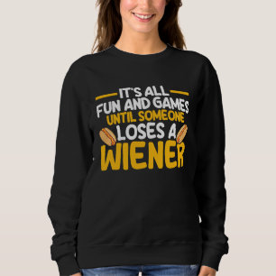 Hete Hond Volwassen Humor Pun Stout Het Is Allemaa Trui
