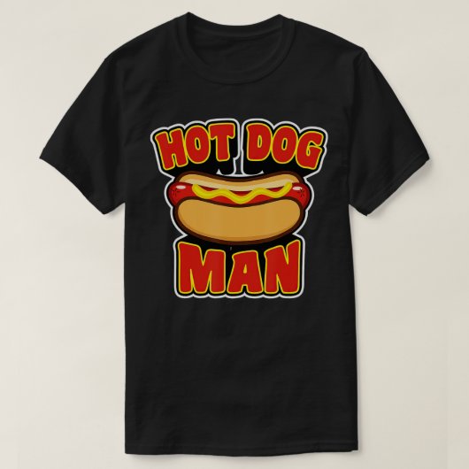 Hete hond voor mannen - of het Man in je leven T-shirt (Design voorkant)