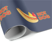 Hete-hond-voorwaardenpatroon Cadeaupapier (Rol Hoek)