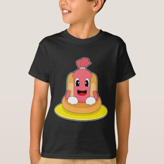 Hete-hond Zwemfluit T-shirt (Voorkant)