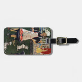 Hete honden bagagelabel (Voorkant horizontaal)