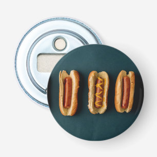 Hete honden en Buns Button Flesopener