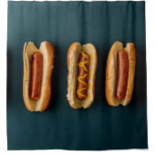 Hete honden en Buns Douchegordijn (Voorkant)