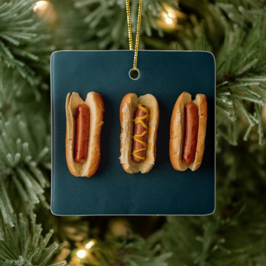 Hete honden en Buns Keramisch Ornament (Boom)