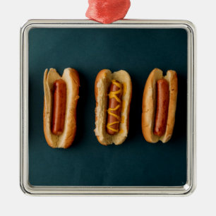 Hete honden en Buns Metalen Ornament