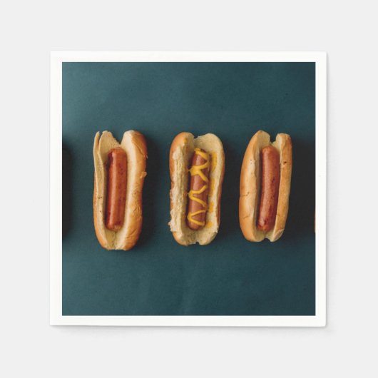 Hete honden en Buns Servet (Voorkant)