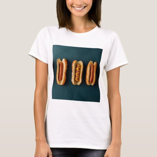 Hete honden en Buns T-shirt (Voorkant)