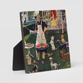 Hete honden fotoplaat (Voorkant)