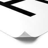 Hete honden houden kalm en eten poster (Hoek)