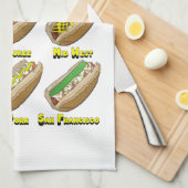 Hete honden in Amerika keukenhanddoeken (Quarter Fold)