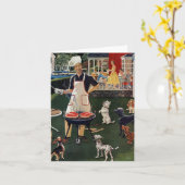 Hete honden kaart (Gele Bloem)