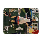 Hete honden magneet (Horizontaal)