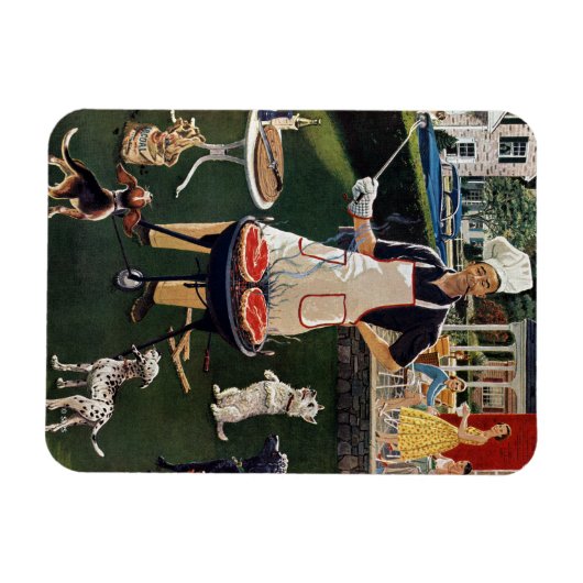 Hete honden magneet (Horizontaal)