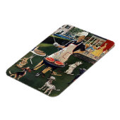 Hete honden magneet (Linkerzijde)