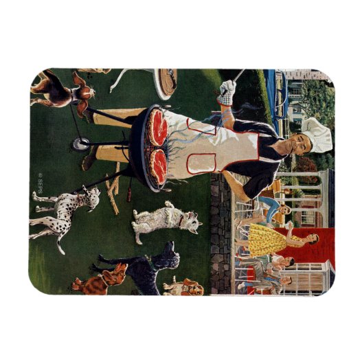 Hete honden magneet (Horizontaal)