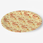 Hete honden papieren bordje (Gekanteld)