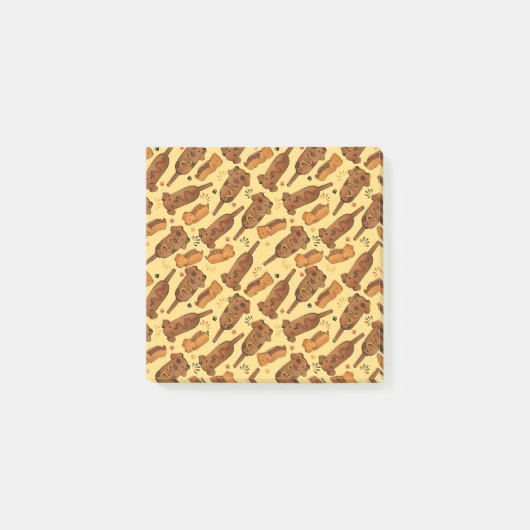 Hete Honden Plakkerig Post-it® Notes (Voorkant)