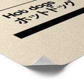 Hete honden poster (Hoek)