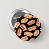 Hete honden ronde button 5,7 cm (Voorkant /achterkant)