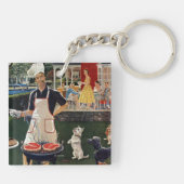 Hete honden sleutelhanger (Achterkant)