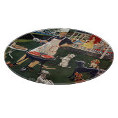 Hete honden snijplank (Hoek)