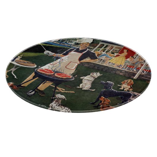 Hete honden snijplank (Hoek)