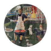 Hete honden snijplank (Voorkant)