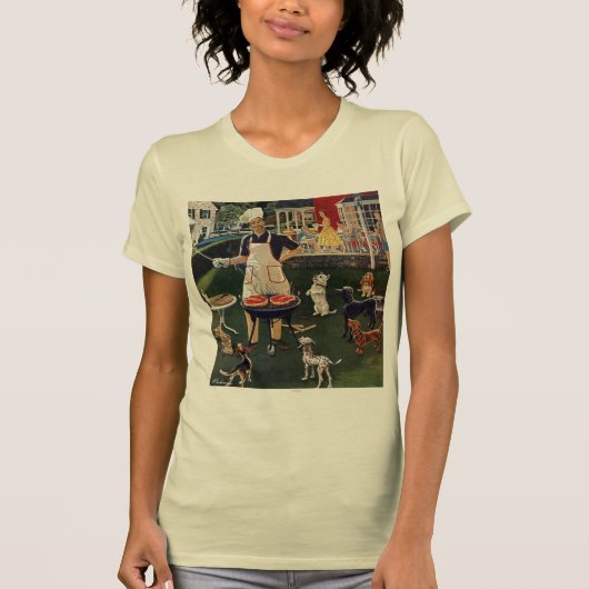 Hete honden t-shirt (Voorkant)