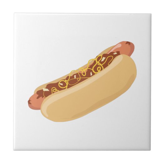 Hete honden tegeltje (Voorkant)