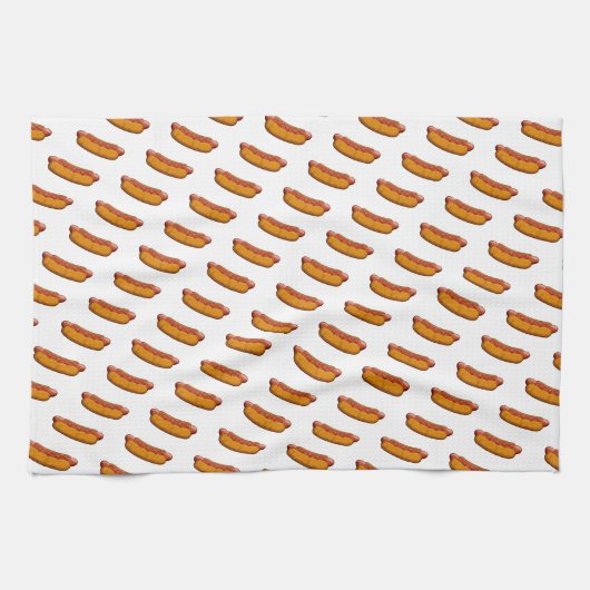 Hete honden theedoek (Horizontaal)