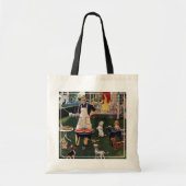 Hete honden tote bag (Voorkant)