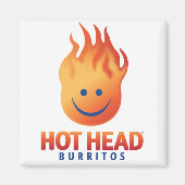 Hete Hoofd Burritos Magneet (Voorkant)